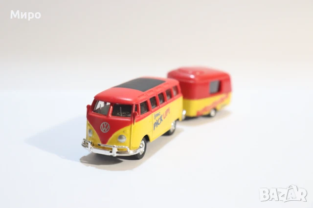 1/64 GRELL MODEL VW BUS КОЛИЧКА МОДЕЛ, снимка 3 - Колекции - 50667804