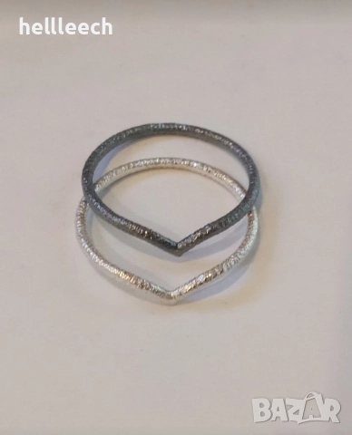 Сребърни пръстени, снимка 4 - Пръстени - 52669414