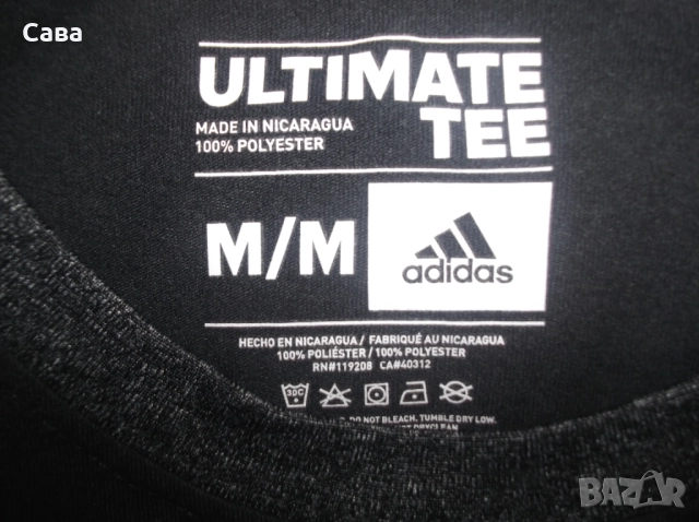 Тениски ADIDAS  мъжки,М и Л  /синя,черна/, снимка 3 - Тениски - 41591193