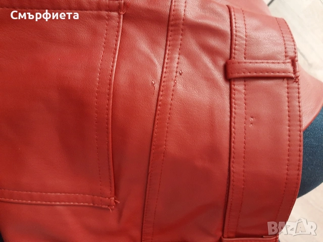 кожен панталон на Zara , снимка 2 - Панталони - 53925363