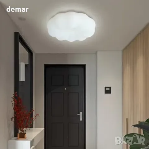 LED плафон цвете и облак 30 W със студена светлина, снимка 3 - Други стоки за дома - 56330050