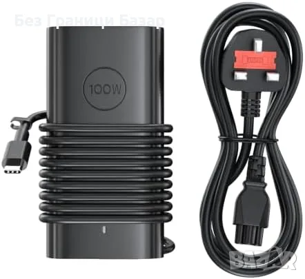 Ново USB C зарядно 100W за Dell Lenovo HP лаптоп XPS ThinkPad EliteBook Стенен адаптер
