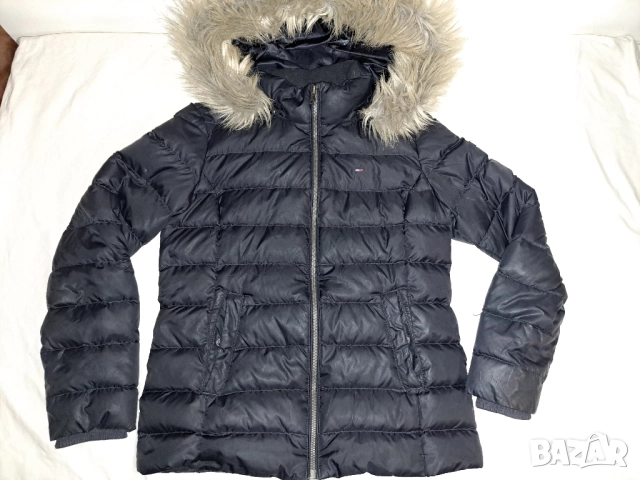Tommy Hilfiger Womens Hooded Down Jacket  (L) дамско пухено яке (пухенка) 