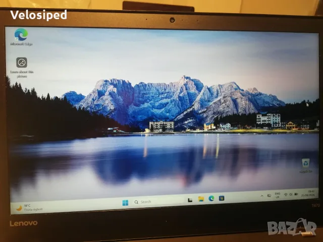 Лаптоп Lenovo ThinkPad T470, 14", RAM 12 GB, SSD-256GB,Intel Core i5, снимка 9 - Лаптопи за работа - 55797419