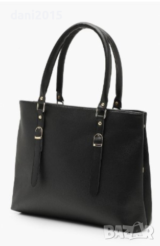 Дамска стилна чанта с двойна катарама, снимка 3 - Чанти - 44756763