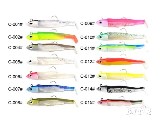 Силиконова примамка с глава FTK 5гр 7см , снимка 1