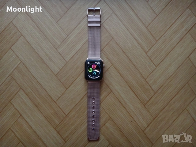 Нова Каишка за часовник Apple iWatch тип Milanese Loop - 40mm Rose Gold, снимка 3 - Каишки за часовници - 53035816