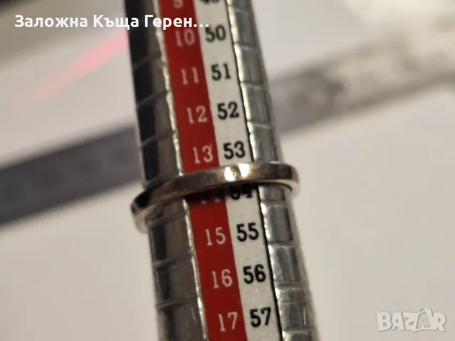 Сребърен пръстен 2,16гр, снимка 3 - Пръстени - 56180714
