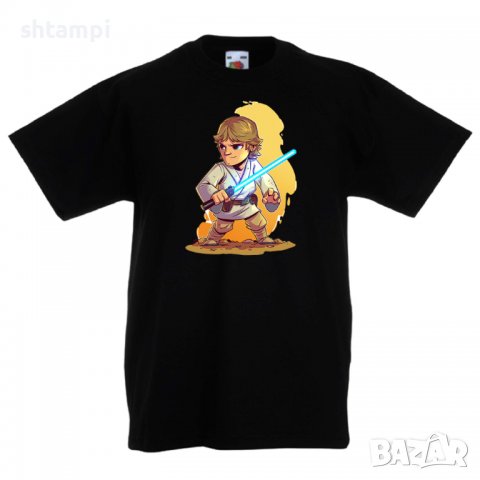 Детска тениска Star Wars Luke Star Wars,Игра,Изненада,Подарък,, снимка 2 - Детски Блузи и туники - 36667276