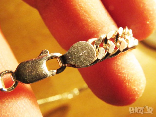 Мъжки Сребърен ланец, сребърен синджир със здрава и солидна плетка  сребро, снимка 7 - Колиета, медальони, синджири - 27319411