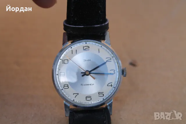 СССР мъжки часовник ''ЗИМ'' /15 камъка/, снимка 3 - Мъжки - 47634096