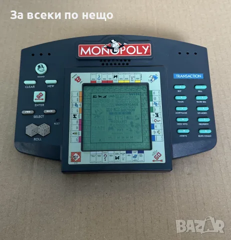 Monopoly Handheld Electronic Game , Електронна игра от 1997г. ,  Hasbro Monopoly