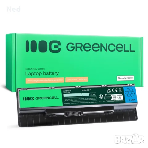 Батерия за лаптоп Asus G56 N46 N56 N56DP N56V N56VM N56VZ N76 10.8V 4400mAh GREEN CELL - AS41