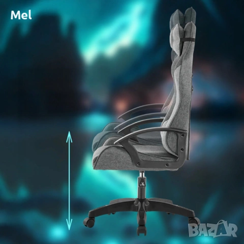 Ергономичен геймърски стол , снимка 2 - Столове - 53298697