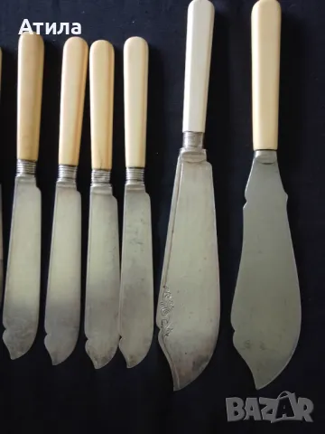 прибори за хранене ножове, вилици и др.посребрени, снимка 2 - Прибори за хранене, готвене и сервиране - 49916966