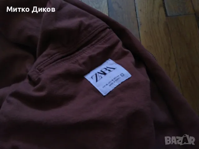 Есенно зимно яке Зара кафяво с подплата размер ХЛ, снимка 9 - Якета - 47307837
