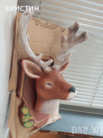 Керамична  глава на кон и керамичен елен  с опция за окачване, снимка 6 - Други - 40287305