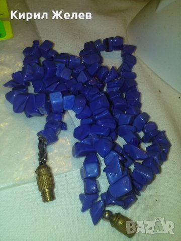 ЛАЗУРИТ КОЛИЕ от СКЪПОЦЕННИ КАМЪЧЕТА 4352, снимка 4 - Колиета, медальони, синджири - 29638273