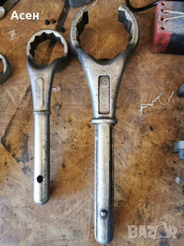 Индустриални  ключове гаечен звезда и лула, снимка 4 - Ключове - 51351295