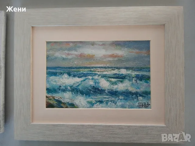 Малки маслени картини на Николай Ханзъров, снимка 11 - Картини - 47631641