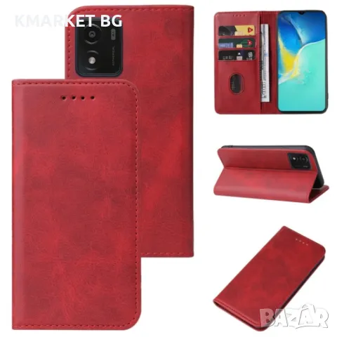 vivo Y15s 2021 / Y15a / Y01 4G Wallet Калъф и Протектор, снимка 3 - Калъфи, кейсове - 49463832