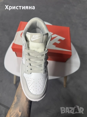 Nike Dunk Low Retro White / Grey Fog, снимка 2 - Детски маратонки - 56435258