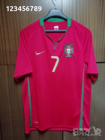 Portugal Ronaldo Nike 2008 2009 оригинална тениска фланелка Португалия екип Роналдо, снимка 2 - Тениски - 52417909
