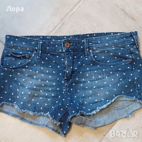 Дамски къси дънкови панталони 7 бр., снимка 5 - Къси панталони и бермуди - 50964340