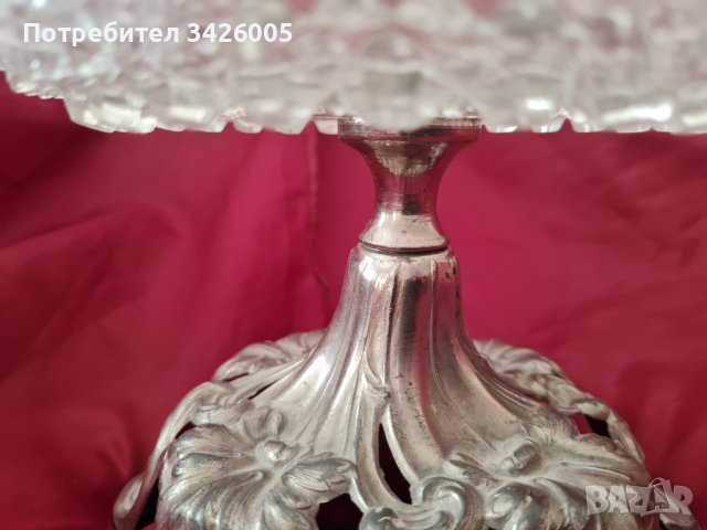 Продавам старинна жардиниера /фруктиера/, снимка 4 - Антикварни и старинни предмети - 42473365