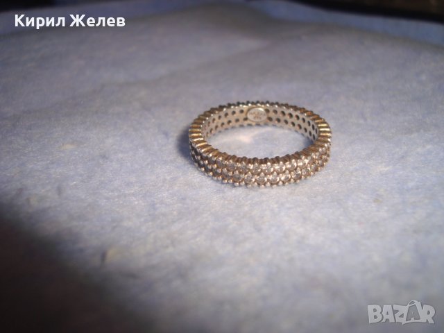 СКЪПОЦЕНЕН ДИЗАЙНЕРСКИ СРЕБЪРЕН ФЕШЪН АРТ ПРЪСТЕН СРЕБРО 925 ХАЛКА с ЦИРКОНИ ЮВЕЛИРНА РАБОТА 27534, снимка 9 - Пръстени - 36866802