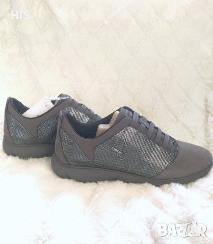 Geox НОВИ кецове с дишаща подметка, сиви, естествен набук, 36 номер, снимка 6 - Дамски ежедневни обувки - 33748195
