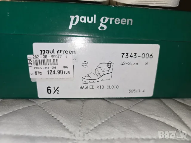 Кожени сандали Paul Green, снимка 3 - Сандали - 55707318