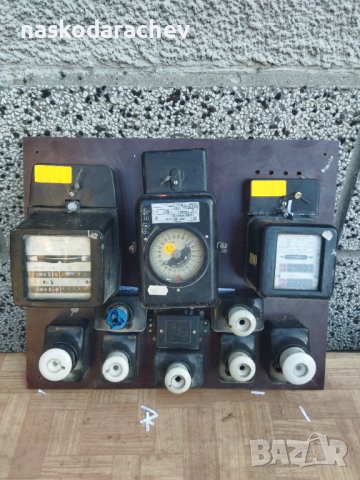 Ел.табло от гетинакс действащо до последно за къща с електромери и предпазители бушони, снимка 13 - Други - 39292721