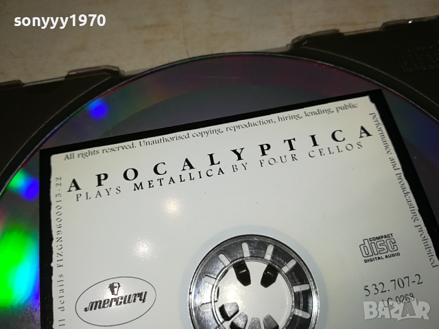 APOCALIYPTICA CD-ВНОС GERMANY 1603241710, снимка 15 - CD дискове - 44794599