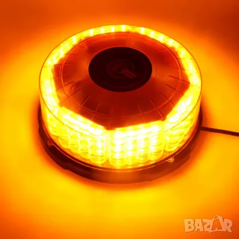 LED сигнална лампа маяк 180x70mm 12-24V Мигане и въртене, снимка 5 - Аксесоари и консумативи - 55865146