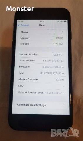  iPhone 7 Black 128GB, снимка 4 - Apple iPhone - 42594232