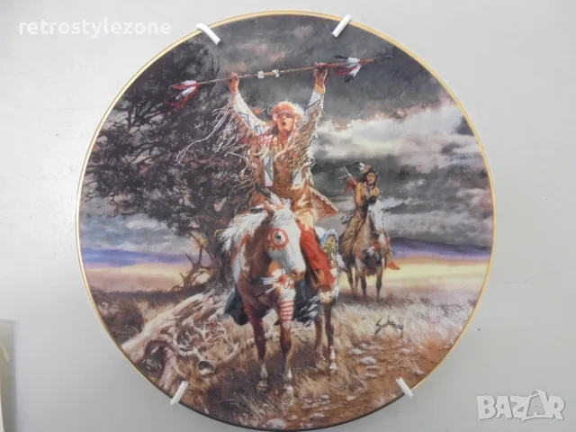 № 8743 Стара колекционерска декоративна порцеланова чиния – „Horizons of Destiny“