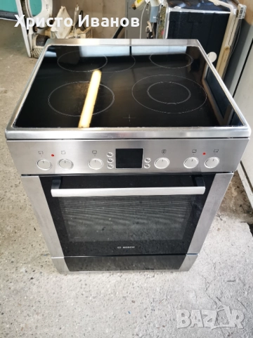 Печка Bosch inox 60см, снимка 2 - Печки, фурни - 52830296