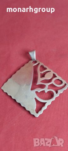 Сребърна висулка, снимка 2 - Колиета, медальони, синджири - 44201438