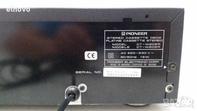 Дек Pioneer CT-W205R, снимка 2 - Декове - 29607025