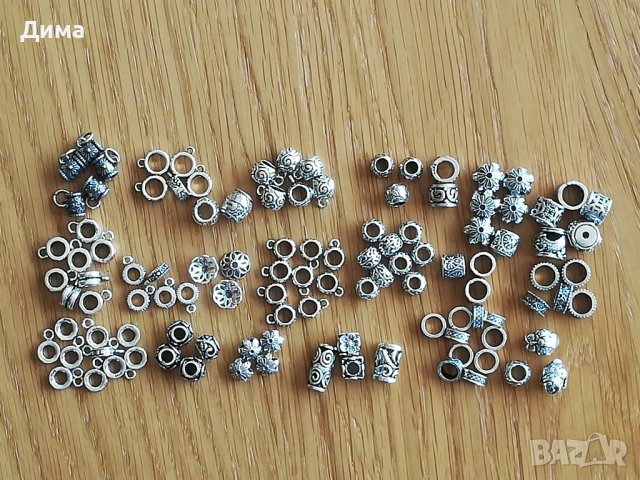 4-17лв. Талисмани 925 Стерлингово Сребро тип Пандора-за гривни.Различни модели,размери,различни цени, снимка 3 - Гривни - 36429697