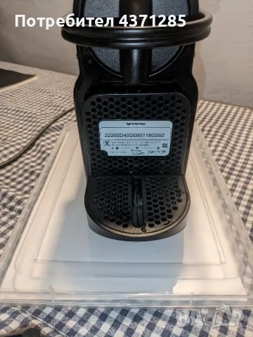Nespresso inissia black кафемашина, снимка 4 - Кафемашини - 48902864