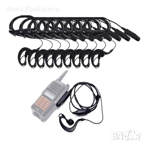 10бр. Хендсфрии за радиостанция Baofeng UV9R, снимка 1