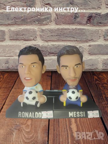 Фигура,играчка на Cristiano Ronaldo Messi , люлееща се глава, снимка 1 - Фигурки - 38223424