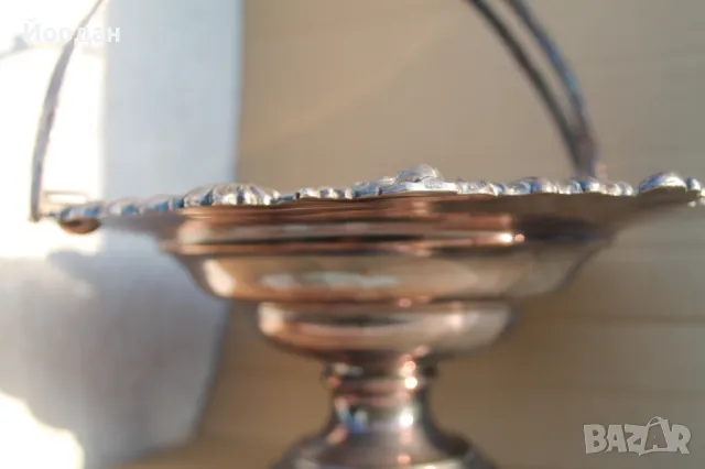 Посребрена масивна фруктиера, снимка 3 - Други - 47764621