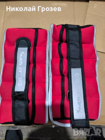 Комплекти от тежести Movit, за глезени и китки, бягане, тренировки, снимка 2 - Други спортове - 52213315