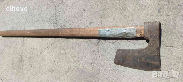 Българска брадва с дълга дръжка#1, снимка 3 - Антикварни и старинни предмети - 50935972