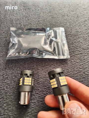 led крушки p21w за дневни светли с canbus, снимка 3 - Аксесоари и консумативи - 51255969
