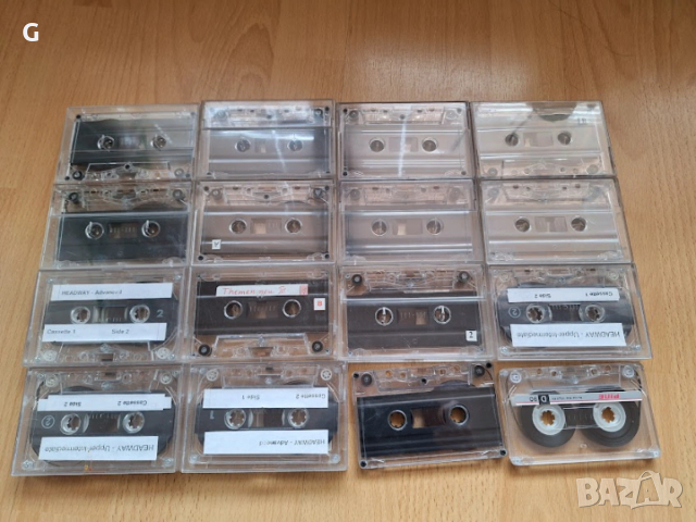 14 броя аудио касети с кутийки, уроци по немски и английски., снимка 2 - Аудио касети - 54053998