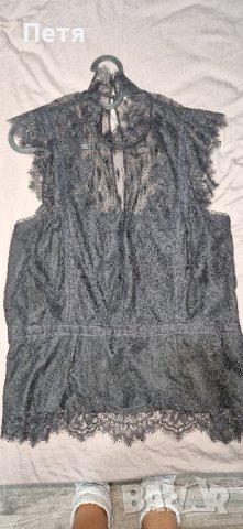 Уникален дантелен потник H&M